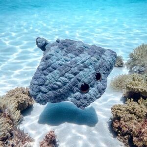 Crochet Derpy Stingray Deskbuddy